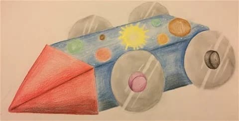 Leksaker 2030 - Raketbil